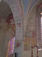 France, Isere, Cremieu, Eglise des Augustins, fresque (8)